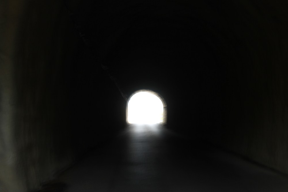 In the spirited away tunnel