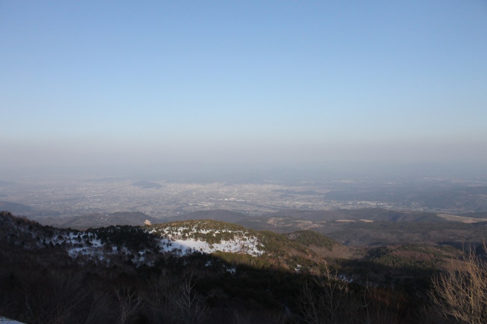 Looking down upon Fukushima from the Bandai Azuma Skyline